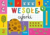 Wesołe cyferki. Blok z tekturą - okładka książki