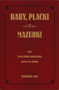 Baby, placki i mazurki - okładka książki