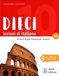 Dieci A2 Lezioni di italiano - okładka podręcznika