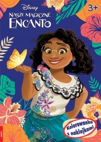 Disney Encanto. Kolorowanka z naklejkami - okładka książki