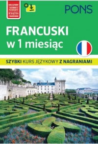 Francuski w 1 miesiąc szybki kurs - okładka podręcznika