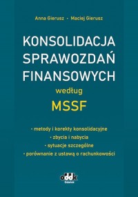 Konsolidacja sprawozdań finansowych - okładka książki