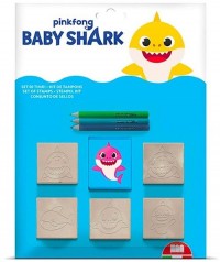 Pieczątki Baby Shark 5 sztuk - zdjęcie zabawki, gry