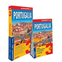 Portugalia 3w1: przewodnik + atlas - okładka książki