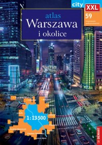 Warszawa i okolice atlas miasta - okładka książki
