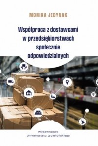 Współpraca z dostawcami w przedsiębiorstwach - okładka książki