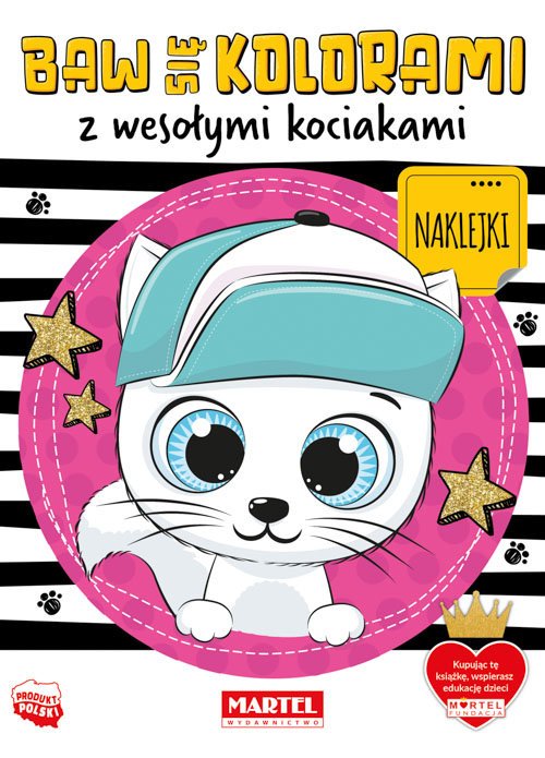 Baw się kolorami z wesołymi kociakami - okładka książki