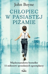 Chłopiec w pasiastej piżamie - okładka książki