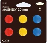Magnesy 20mm blister 6szt GRAND - zdjęcie produktu