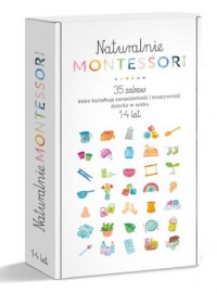 Naturalnie Montessori. 35 zabaw, - okładka książki