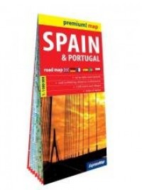 Premium! map Spain and Portugal - okładka książki