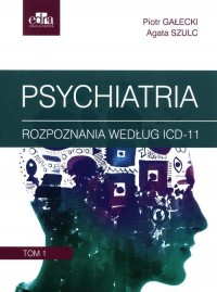 Psychiatria. Tom 1. Rozpoznania - okładka książki