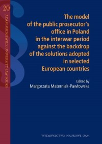 The model of the public prosecutors - okładka książki