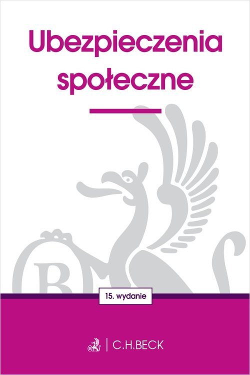 Ubezpieczenia społeczne - okładka książki