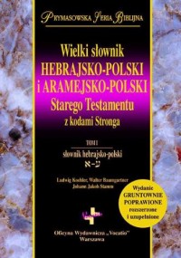 Wielki słownik hebrajsko-polski - okładka książki