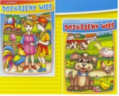 (019) Poznajemy wieś. Malowanki - okładka książki