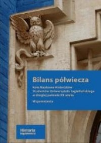 Bilans półwiecza - okładka książki