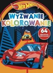 Hot Wheels Wyzwanie kolorowanie - okładka książki
