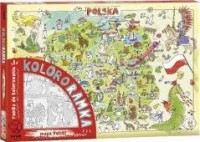Kolororamka. Mapa Polski - zdjęcie zabawki, gry