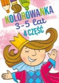Kolorowanka 3-5 lat cz. 4 - okładka książki