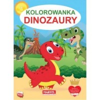 Kolorowanka Dinozaury - okładka książki