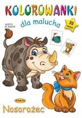 Kolorowanka dla malucha. Nosorożec - okładka książki