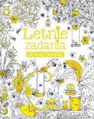 Letnie zadania do kolorowania w.2021 - okładka książki