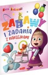 Masza i Niedźwiedź. Zabawy i zadania - okładka książki
