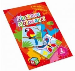 Piaskowe malowanki. Motyl i papuga - okładka książki