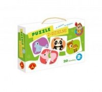 Puzzle 2-dzielne - Sówka mądra - zdjęcie zabawki, gry