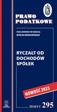 Ryczałt od dochodów spółek - okładka książki