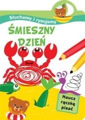 Słuchamy i rysujemy: śmieszny dzień - okładka książki