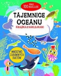 Tajemnice oceanów - książka z naklejkami - okładka książki
