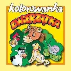 Zwierzątka - kolorowanka - okładka książki