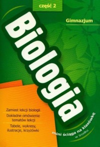 Biologia cz. 2. Gimnazjum. Mini - okładka podręcznika