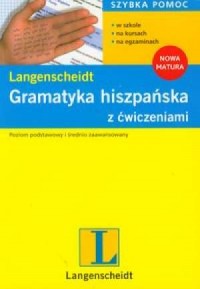 Gramatyka hiszpańska z ćwiczeniami. - okładka podręcznika