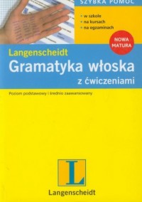 Gramatyka włoska z ćwiczeniami - okładka podręcznika