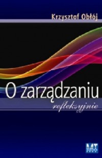 O zarządzaniu refleksyjnie - okładka książki