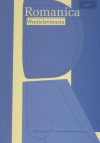Romanica Wratislaviensia LIV. Le - okładka książki
