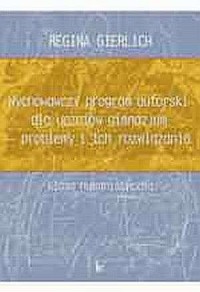 Wychowawczy program autorski dla - okładka podręcznika