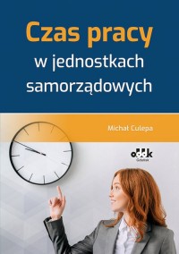 Czas pracy w jednostkach samorządowych - okładka książki