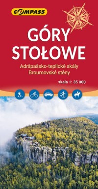 Mapa turystyczna - Góry Stołowe - okładka książki