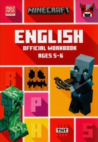 Minecraft English Ages 5-6 Official - okładka książki