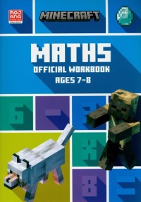 Minecraft Maths Ages 7-8: Official - okładka książki