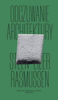 Odczuwania architektury - okładka książki