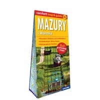 Comfort! map&guide Mazury i Warmia - okładka książki