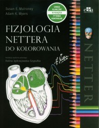 Fizjologia Nettera do kolorowania - okładka książki