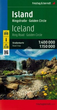 Mapa Islandia 1:400 000 FB - okładka książki