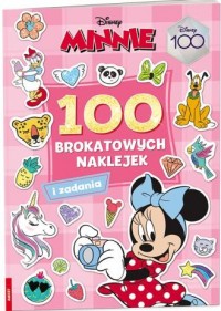 Minnie 100 brokatowych naklejek - okładka książki