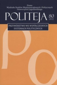 Politeja nr 80/2022 - okładka książki